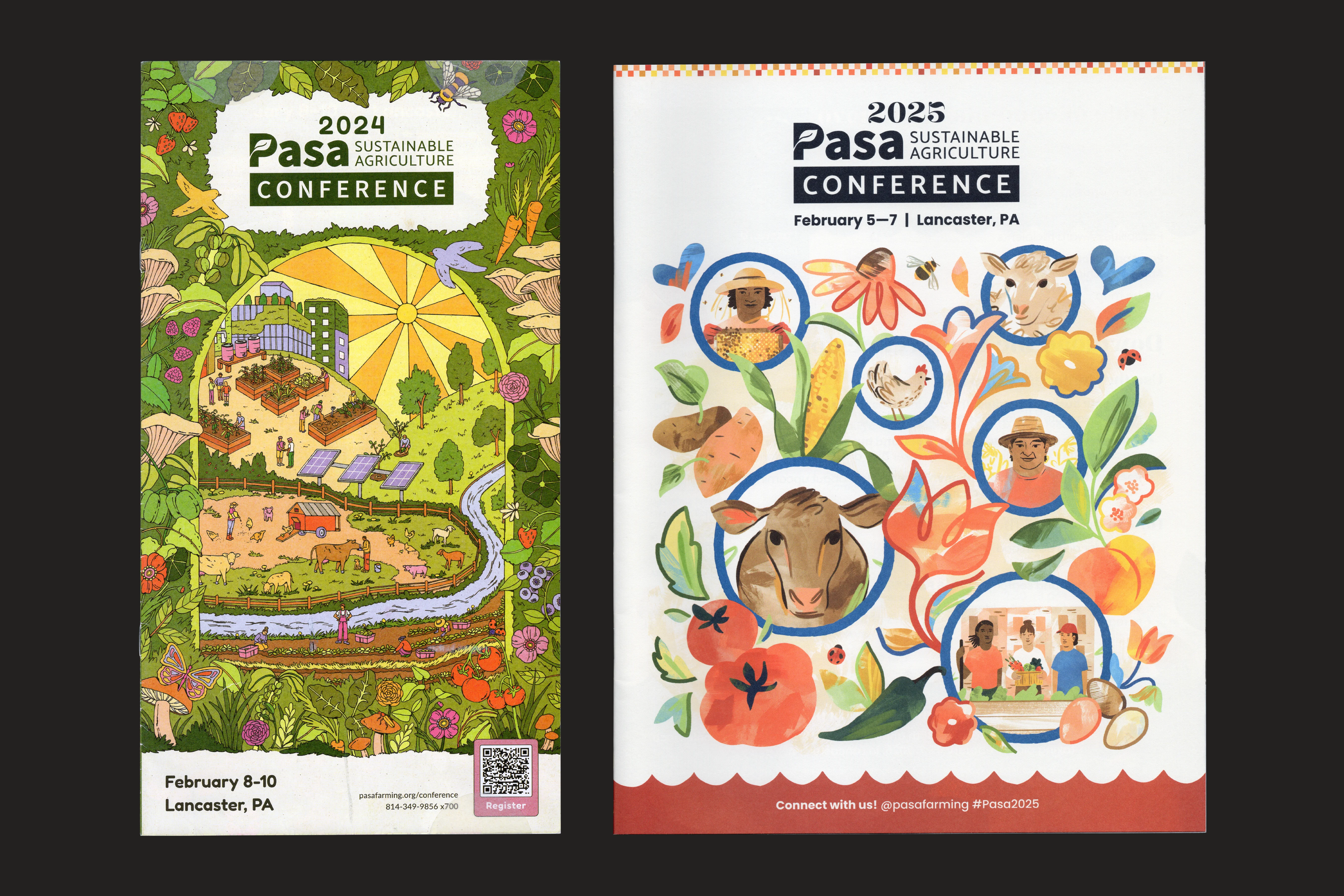 Conference visual identities, 2024 and 2025